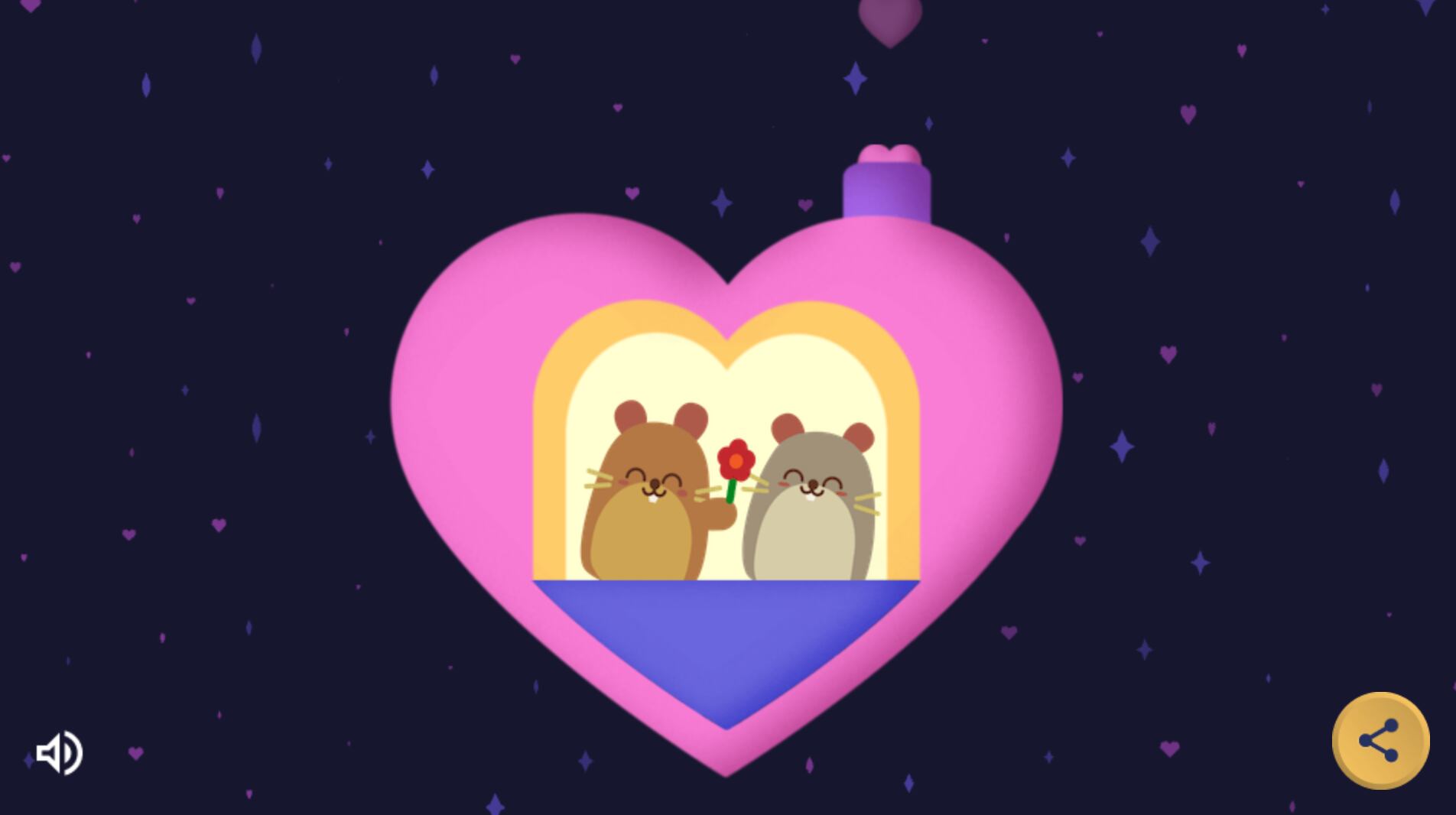 Doodle de Google por el Día de San Valentín