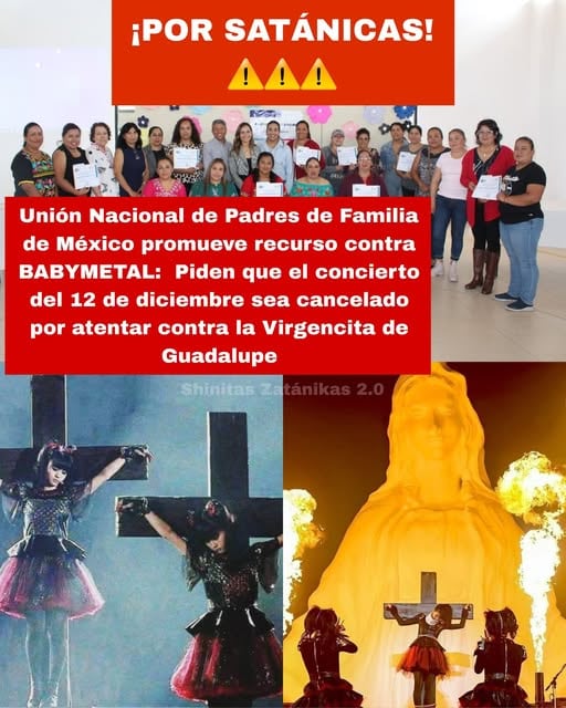 Supuesta cancelación de Babymetal en México