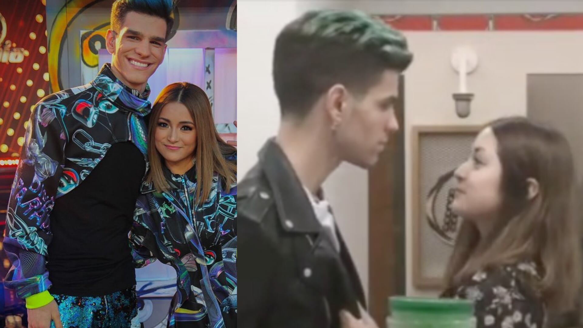 Nelson y Rubí en modo romántico en La Academia.