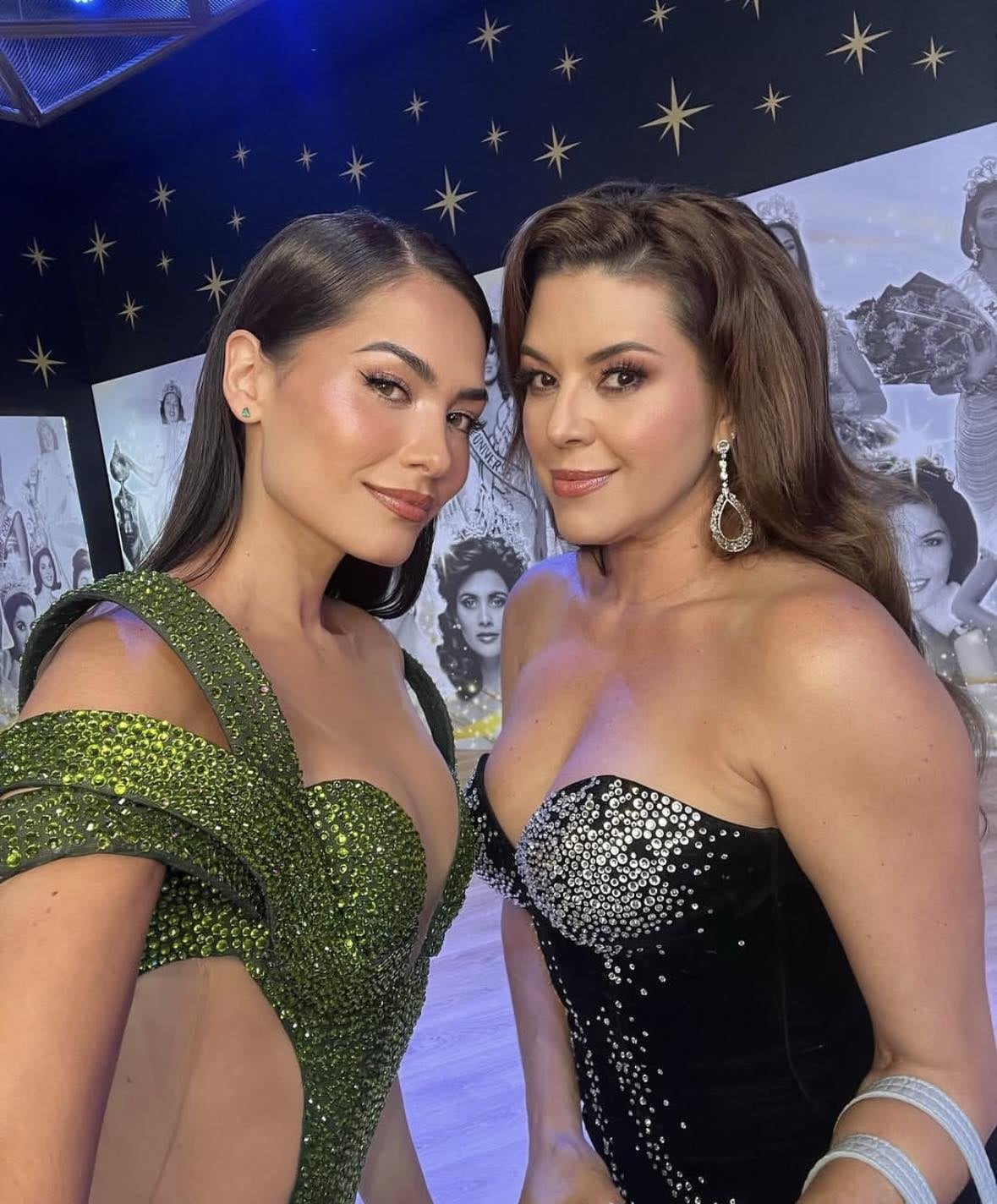 Andrea Meza y Alicia Machado.