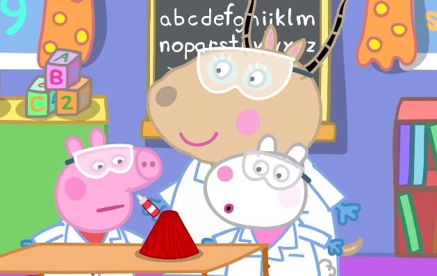 El experimento de ciencias de Peppa Pig