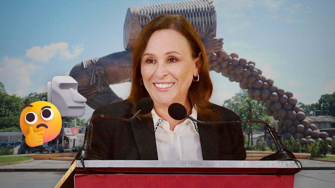 Nahle anuncia nueva estatua de El Colotero tras daños por lluvias en Veracruz