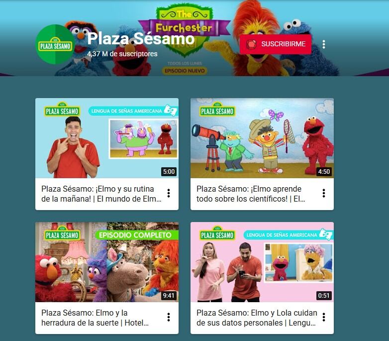Canales seguros y divertidos en YouTube Kids