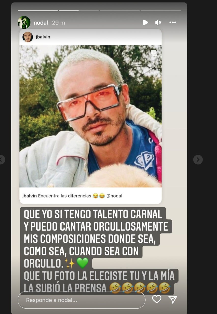 Christian Nodal ya le respondió a J Balvin por burlarse de su cabello