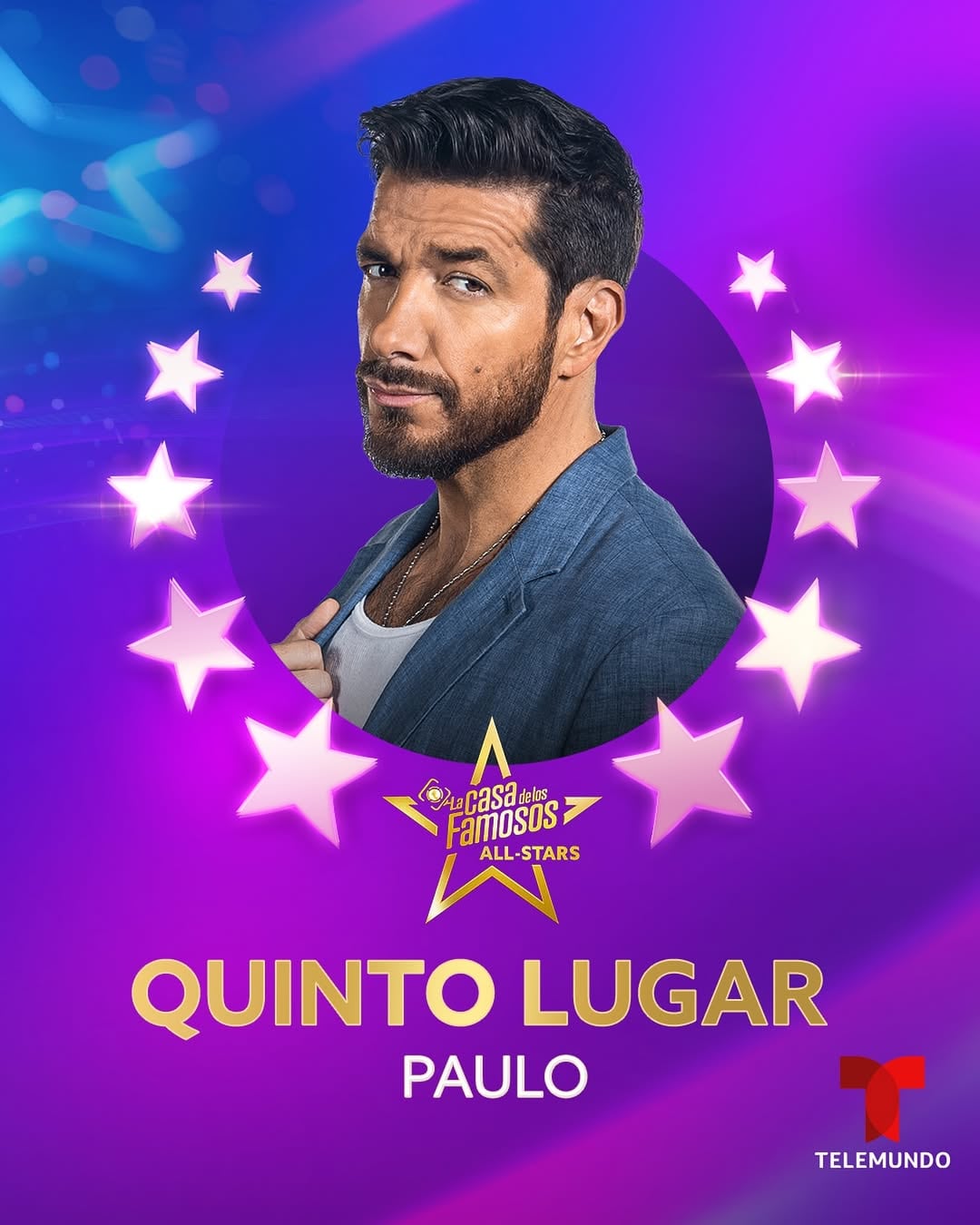 Paulo Quevedo es el quinto lugar de La Casa de los Famosos All Stars