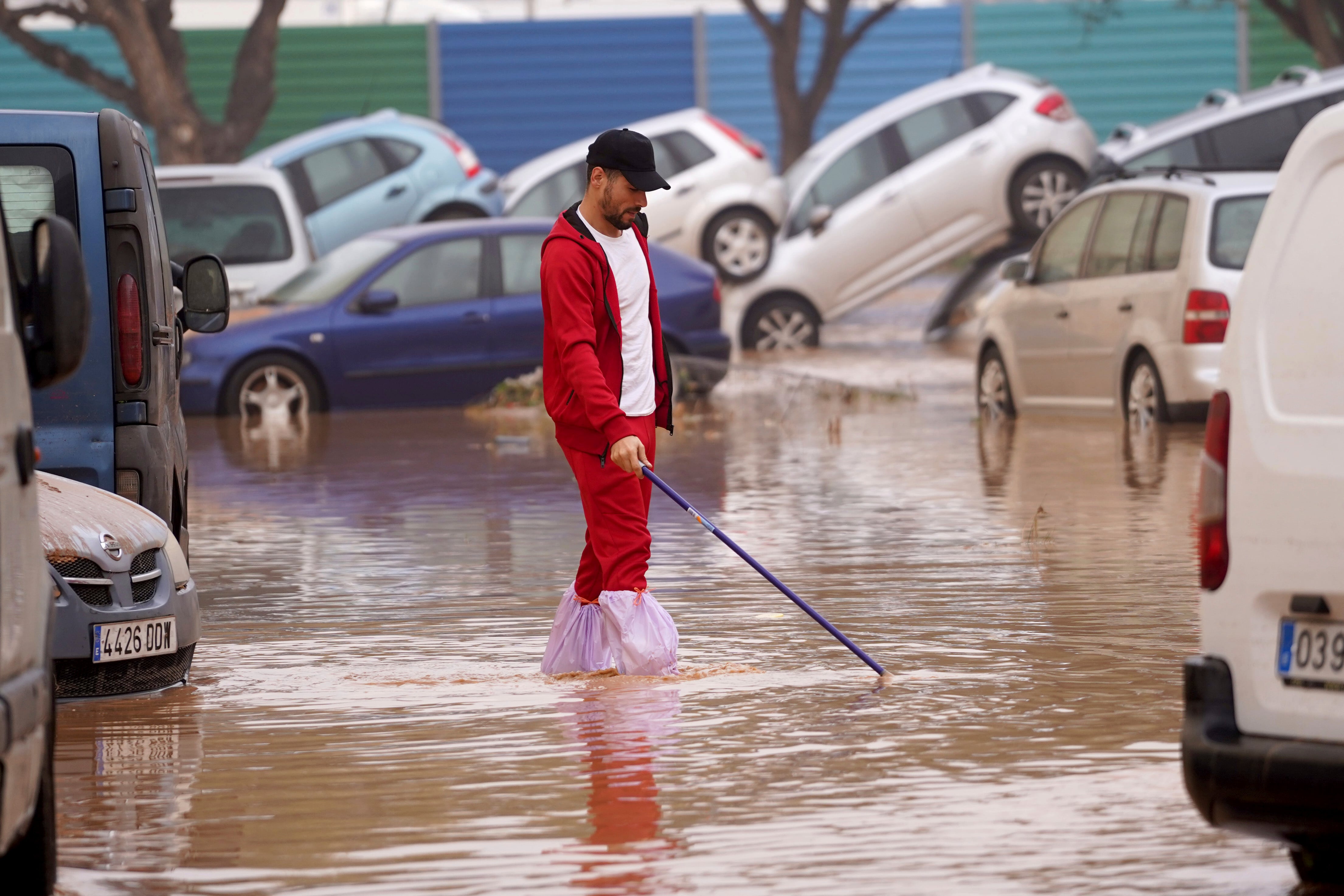 Lluvias en Valencia, España