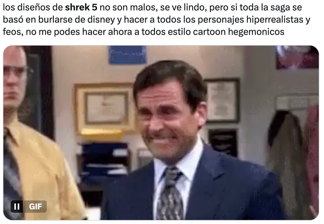 Usuarios se quejan del rediseño de Shrek 5 con memes