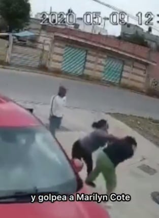 Golpean a Marilyn Cote afuera de su casa