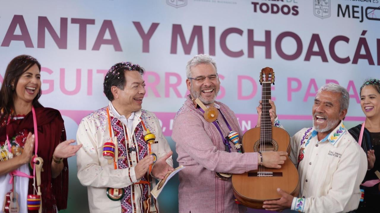Alfredo Ramírez Bedolla: Michoacán invierte más de 10 mdp para rescatar la guitarra de Paracho