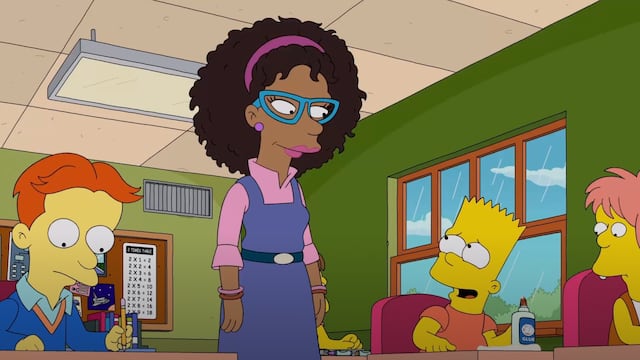 Rayshelle Peyton, la nueva maestra de Bart en Los Simpson