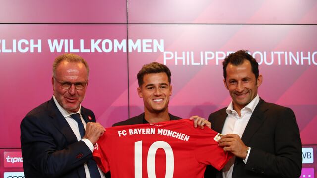 Coutinho llega al Bayern Munich para ocupar el lugar que dejó James Rodríguez