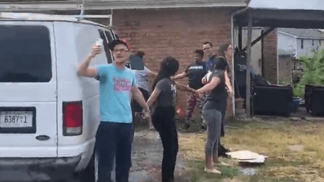 Los hechos ocurrieron en el vecindario de Hermitage.