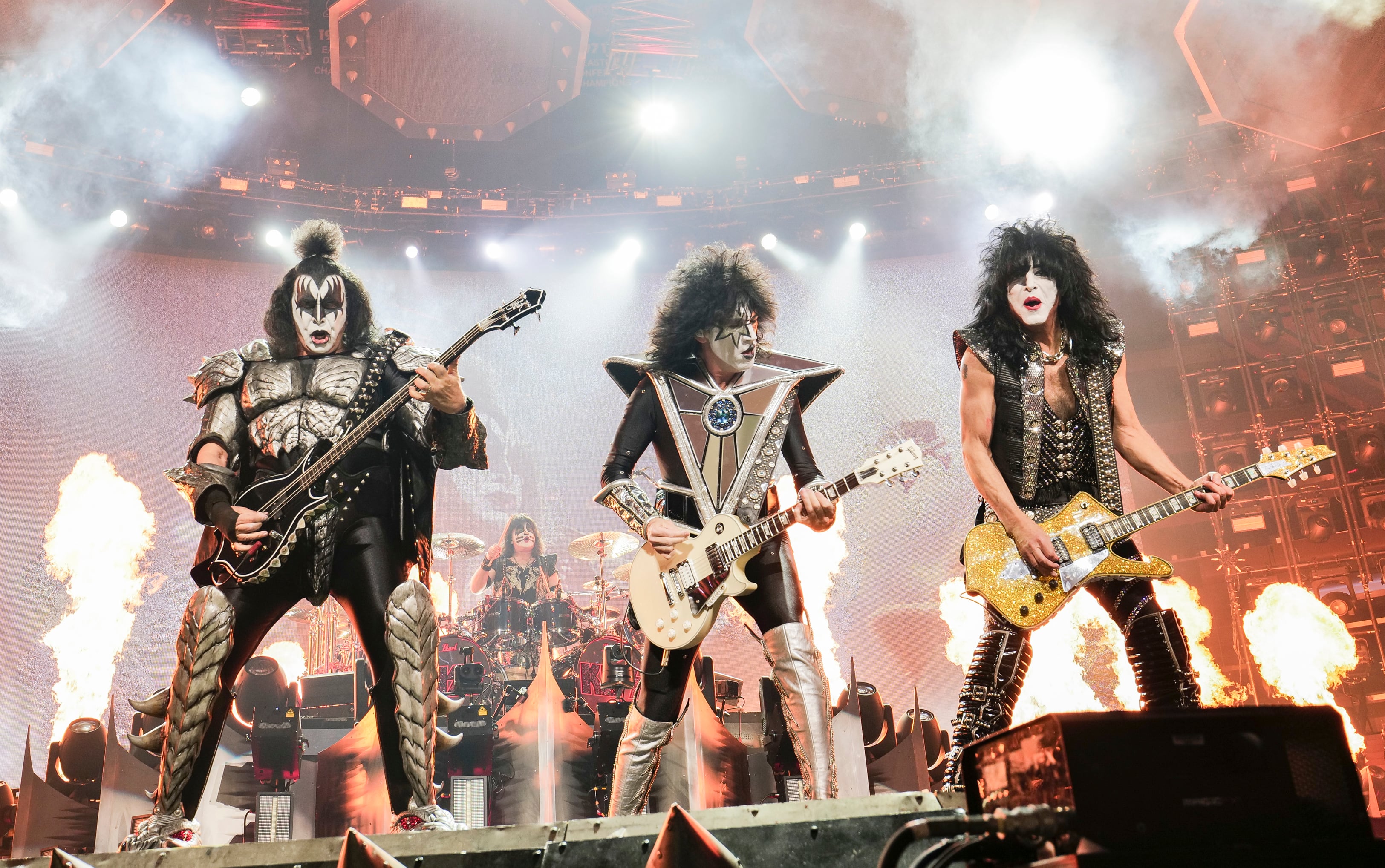 Último concierto de Kiss donde anunciaron sus avatares virtuales