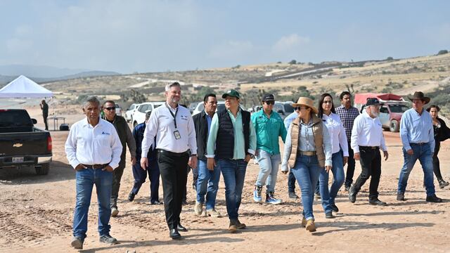 Ricardo Gallardo supervisa en San Luis Potosí