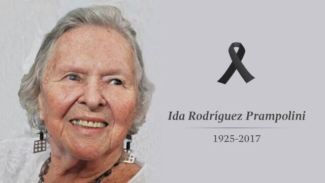 Ida Rodríguez Prampolini, escritora y crítica de arte.