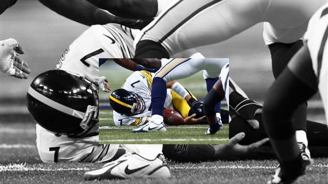 VIDEO: Terrible lesión de rodilla de Ben Roethlisberger