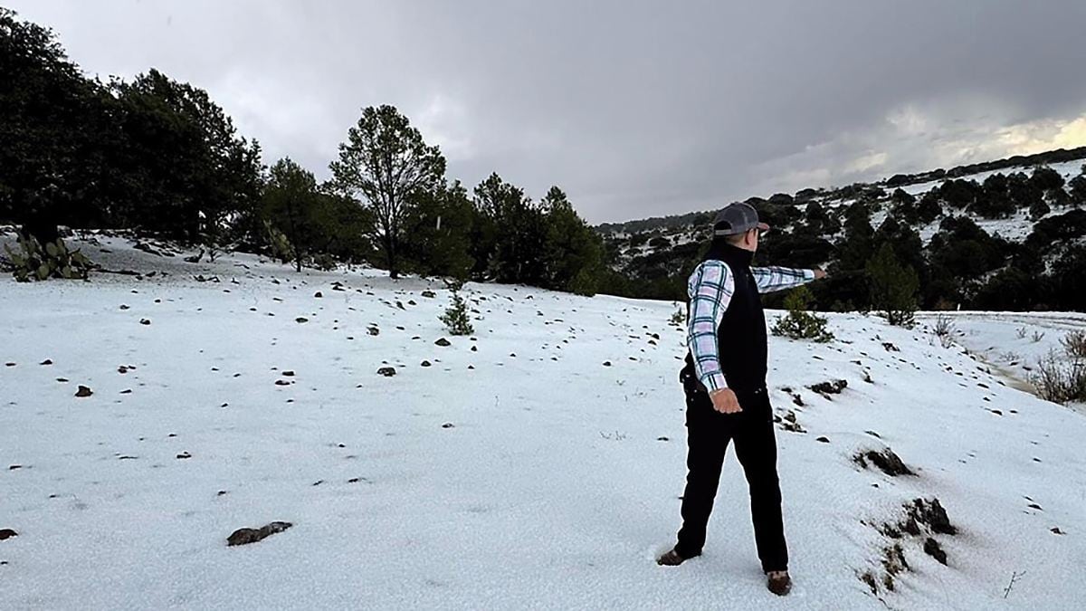 Nieve en Valparaíso, Zacatecas y Pico de Orizaba, Veracruz