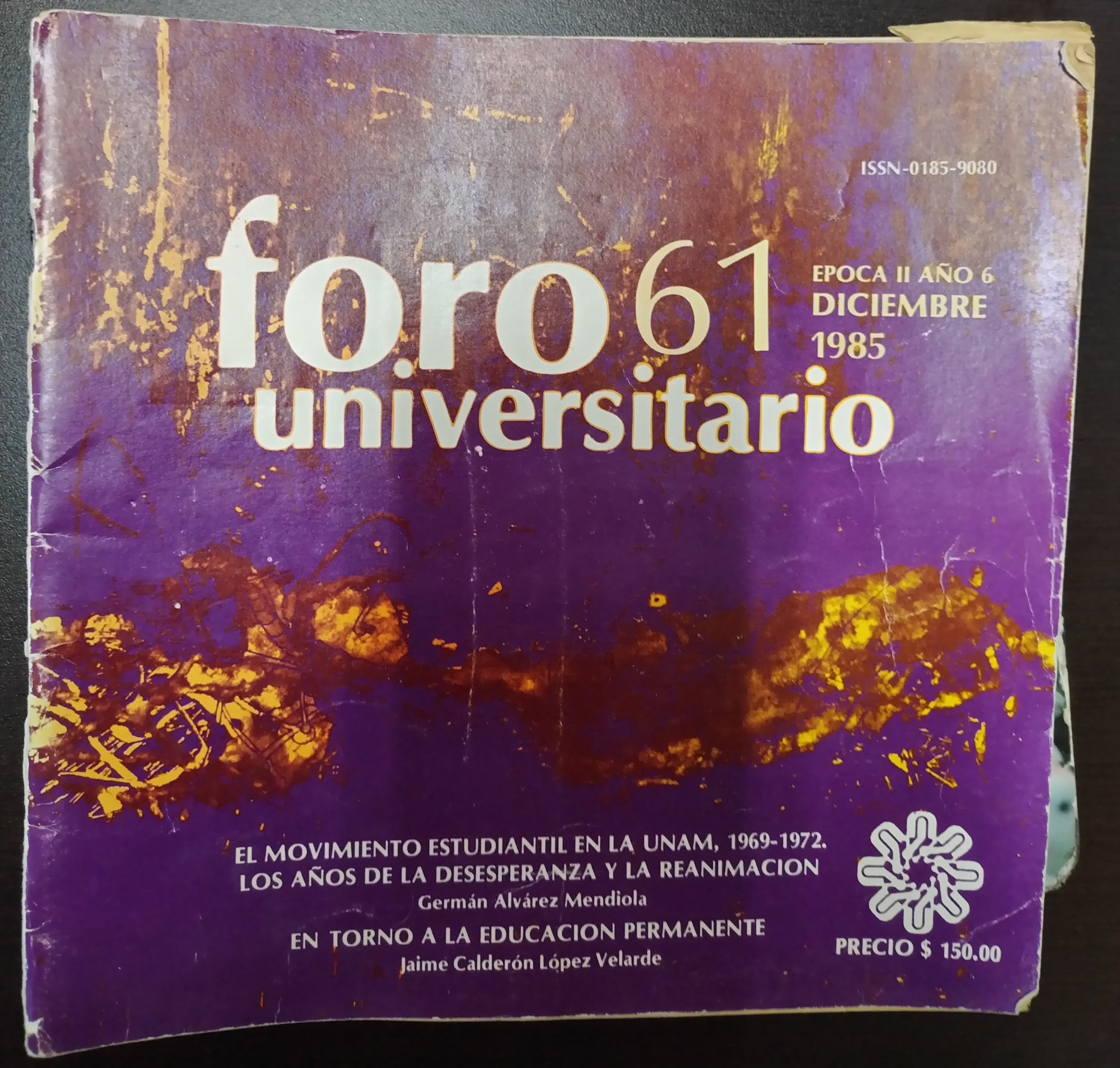 Revista Foro Universitario editorial numero 61