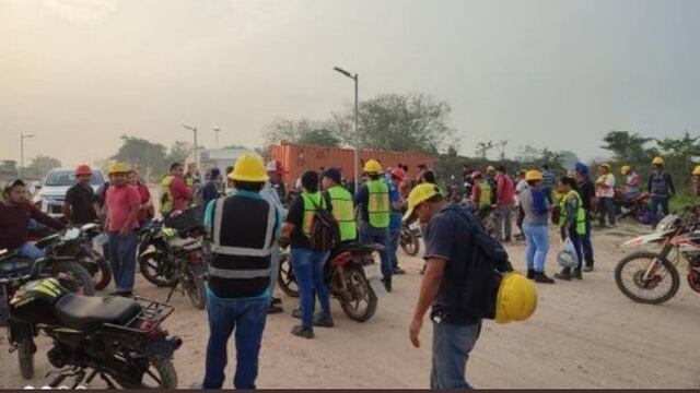 Paro en Tramo 1 de Tren Maya
