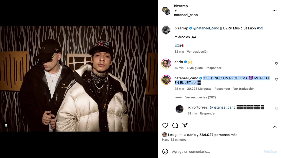 Bizarrap y Natanael Cano