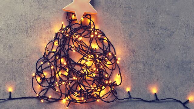 Luces del árbol de Navidad