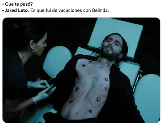 memes de Jared Leto y Belinda