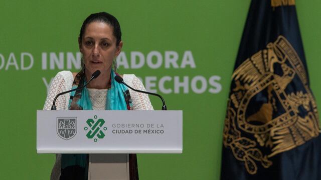 Claudia Sheinbaum, jefa de gobierno de la Ciudad de México.