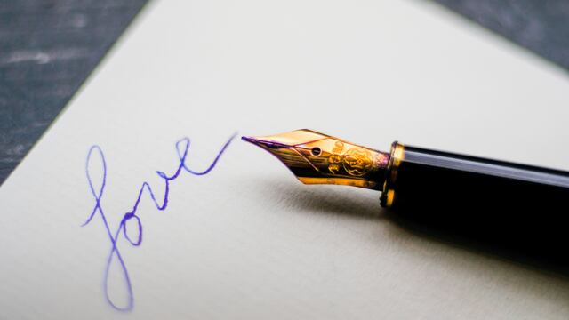 Carta de amor de Día de San Valentín