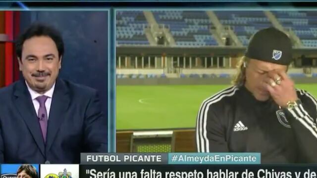 Hugo Sánchez y Matías Almeyda.