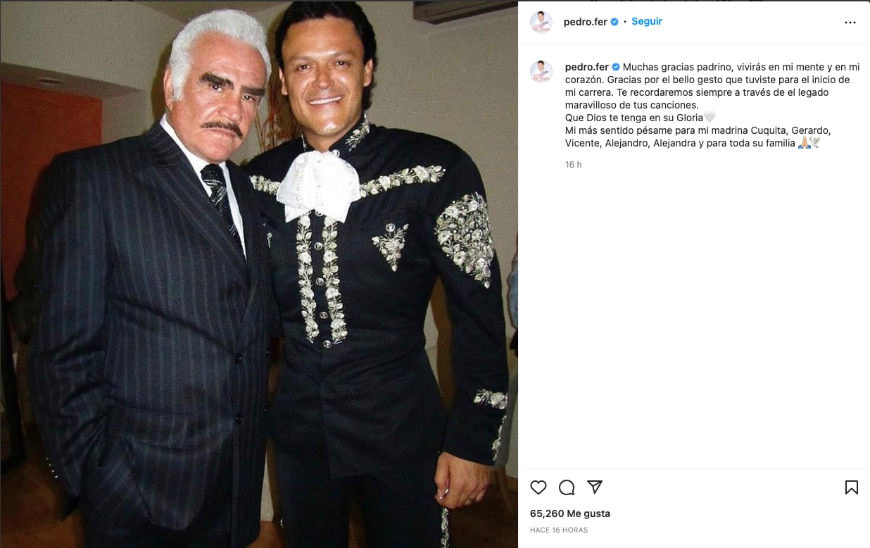 Pedro Fernández y Vicente Fernández