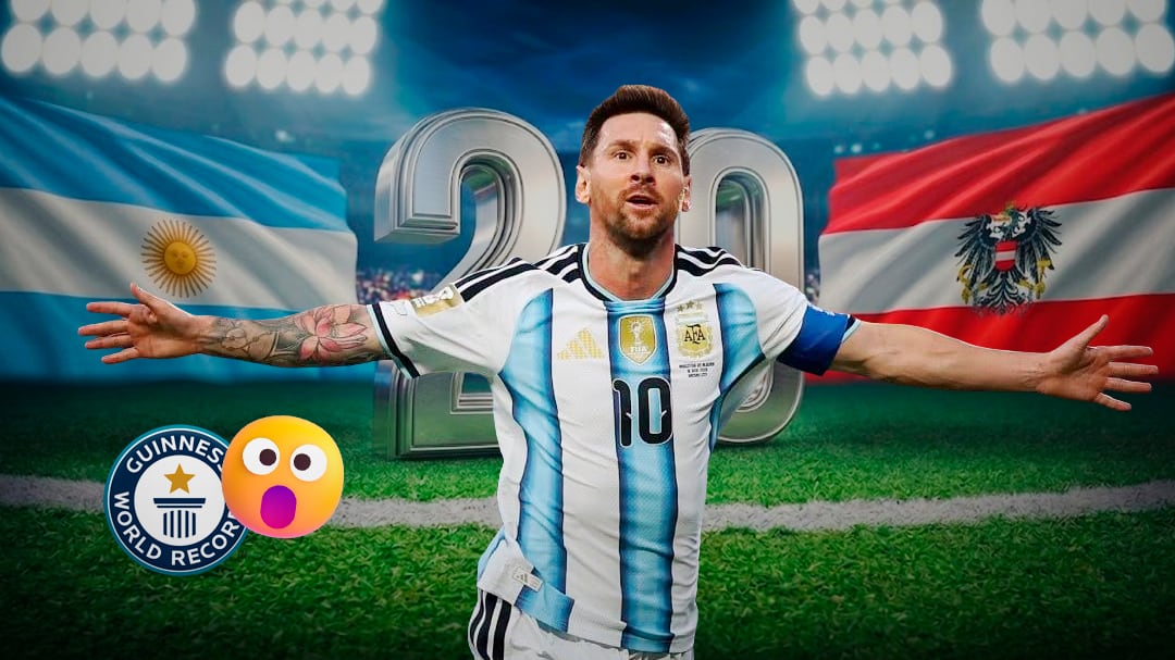 Lionel Messi agranda su leyenda: rompe cuatro récords Guinness tras vencer a Austria