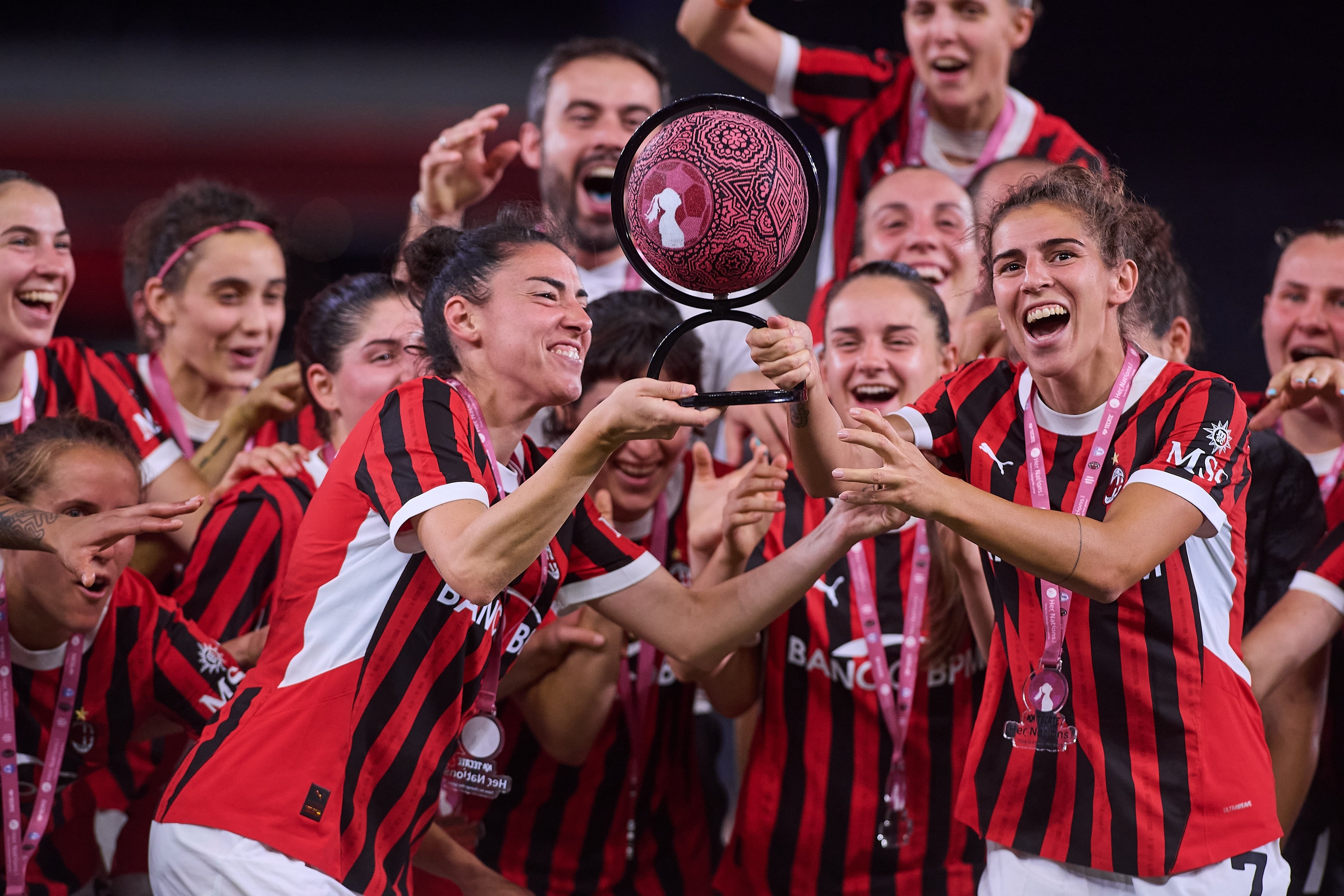 AC Milan gana su primer partido del Her Nations Tour 2024