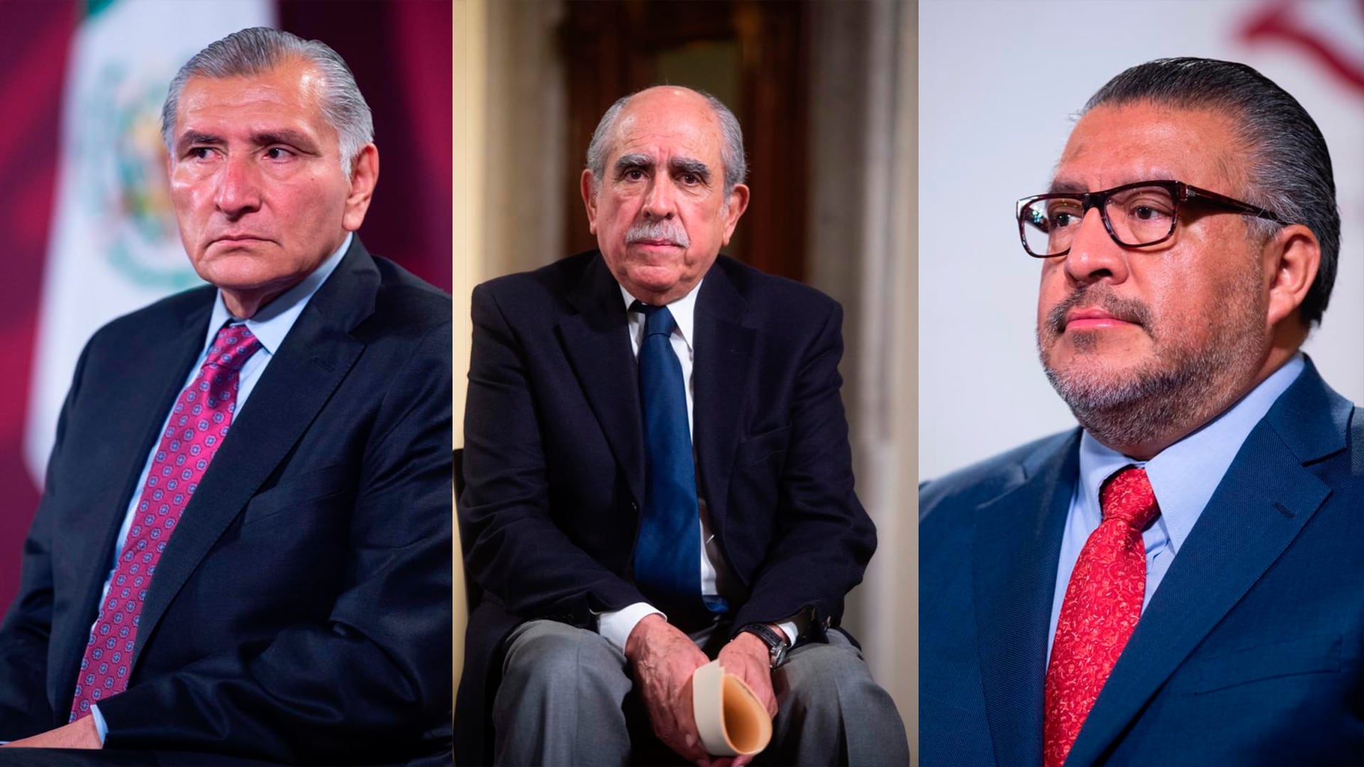 Adán Augusto, Pablo Gómez, Horacio Duarte