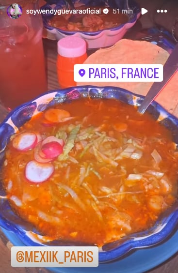 Wendy Guevara, pozole