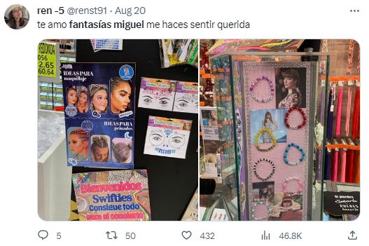 Memes de Fantasías Miguel por los conciertos de Taylor Swift en México