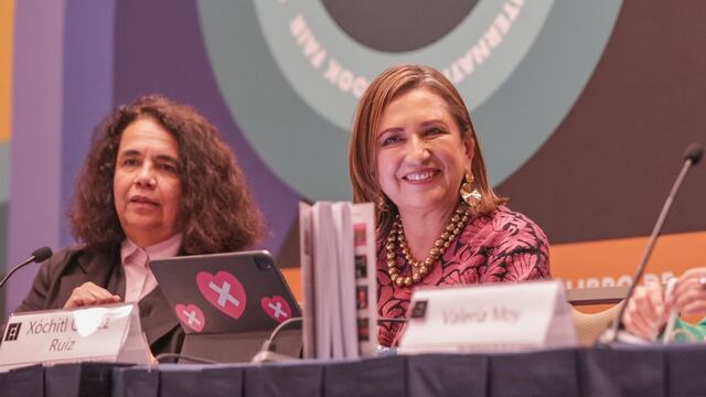 Xóchitl Gálvez en la FIL Guadalajara