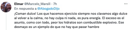 Usuarios dan recomendaciones a la nutricionista