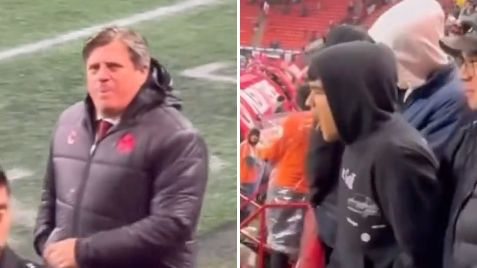 Miguel Herrera se vuelve loco y le mienta la madre a fan de Xolos que pidió su salida