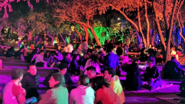 Picnic nocturno en el Bosque de Chapultepec