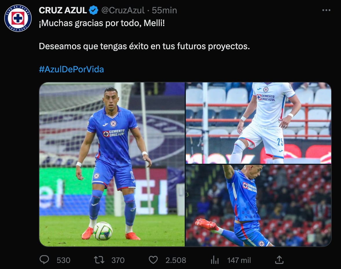 Cruz Azul Ramiro Funes Mori