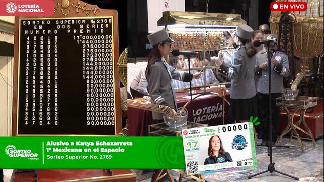 Resultados Sorteo Superior 2769 de Lotería Nacional en vivo: ganadores de hoy 30 de junio