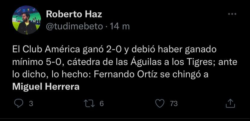 Los aficionados de la Liga MX señalan a Miguel Herrera por haber perdido ante el América.