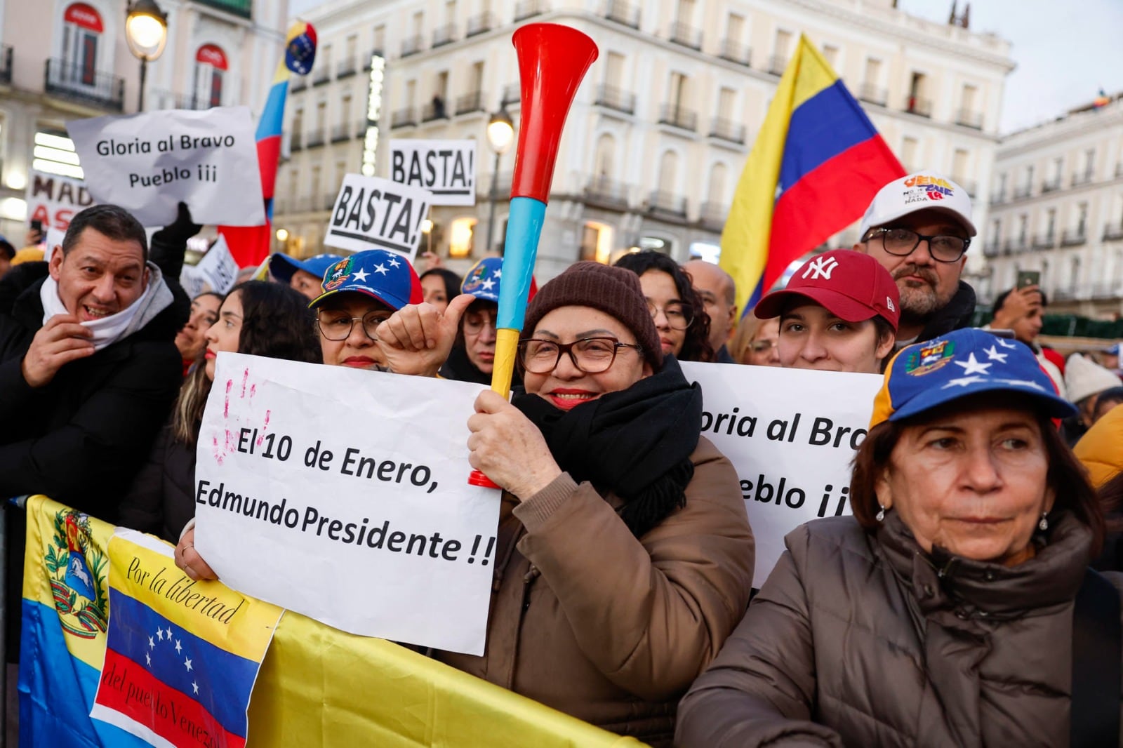 Protestas contra Nicolás Maduro en España y Colombia