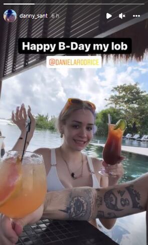 Sugar de Daniela Rodrice la felicita por su cumpleaños.