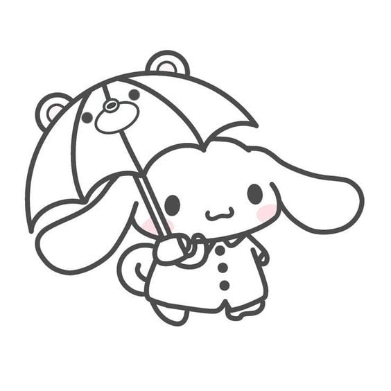 Dibujos de Cinnamoroll para colorear