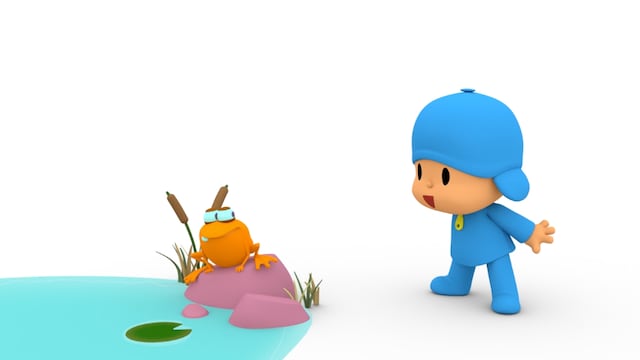 Pocoyó por cumpleaños de Keroppi