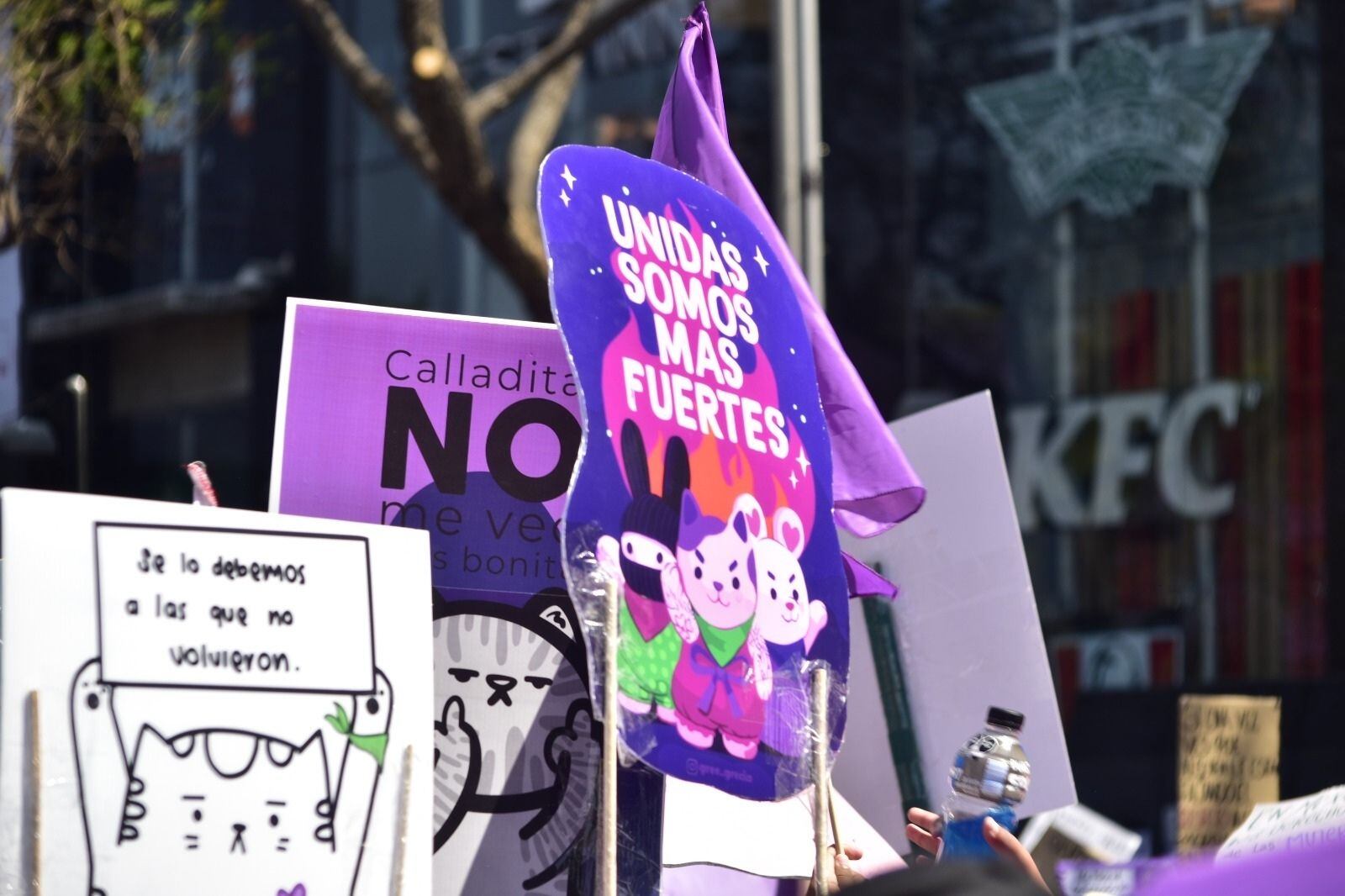 Marcha 8M por el Día Internacional de la Mujer 2025 en CDMX