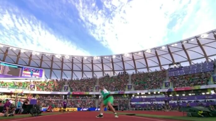 Atletismo: La inédita técnica de un lanzador de jabalina que sorprendió a todos