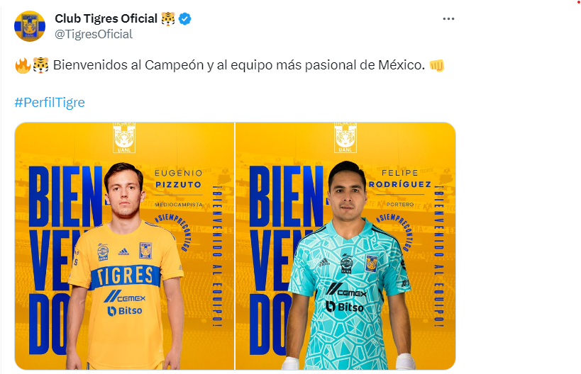 Refuerzos Club Tigres