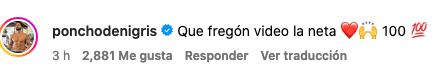 Poncho de Nigris aplaude el video de Nicola Porcella y Wendy Guevara.
